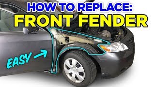 How To: Remove & Replace Front Fender 20072011 Toyota Camry