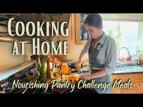 Warming Winter Meal in Cast Iron from the Pantry Challenge: Split Pea Soup