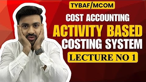 #1 TYBAF | MCOM | CA Inter |ABC Analysis | Mumbai University | siraj shaikh |
