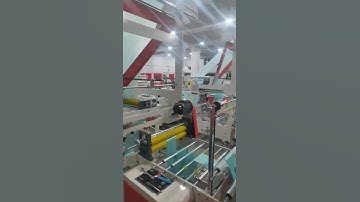 double V folding garbage rolling bag making machine