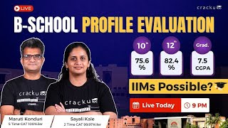 Live Profile Evaluation 🔴 Get Reviewed by IIM A Alumni | Maruti Sir (5-Time 100%iler) & Sayali Ma’am