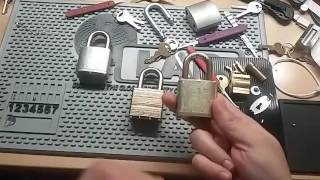 Pacific Locks US Gov Commando Padlock picked