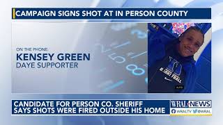 Candidate for Person Co. Sheriff startled when shots fired outside home