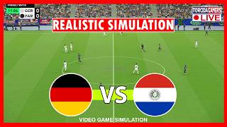 Germany vs Paraguay | World Cup 2026 - Round of 32 | eFootball PES 2021 Simulation