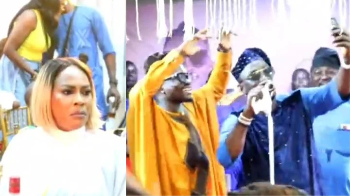 FAITHIA BALOGUN REACTS AS JIGAN AND PASUMA APPRECIATES MC OLUOMO ON STAGE