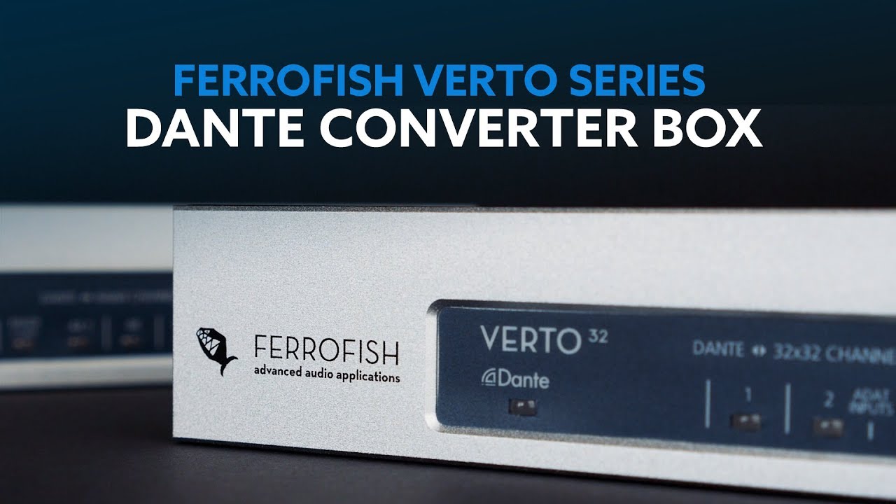 New! Ferrofish Pulse16 series now available with CV Out and +24dBu