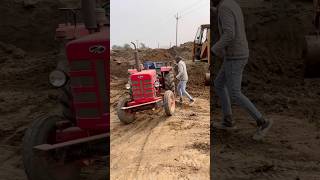 Heavy Work Mode 💪 JCB & Mahindra Tractor”