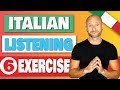 ITALIAN LISTENING & COMPREHENSION EXERCISE [Video in Italian]