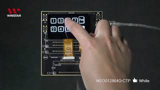 WEO012864G-CTP  Touch Screen OLED Display Module