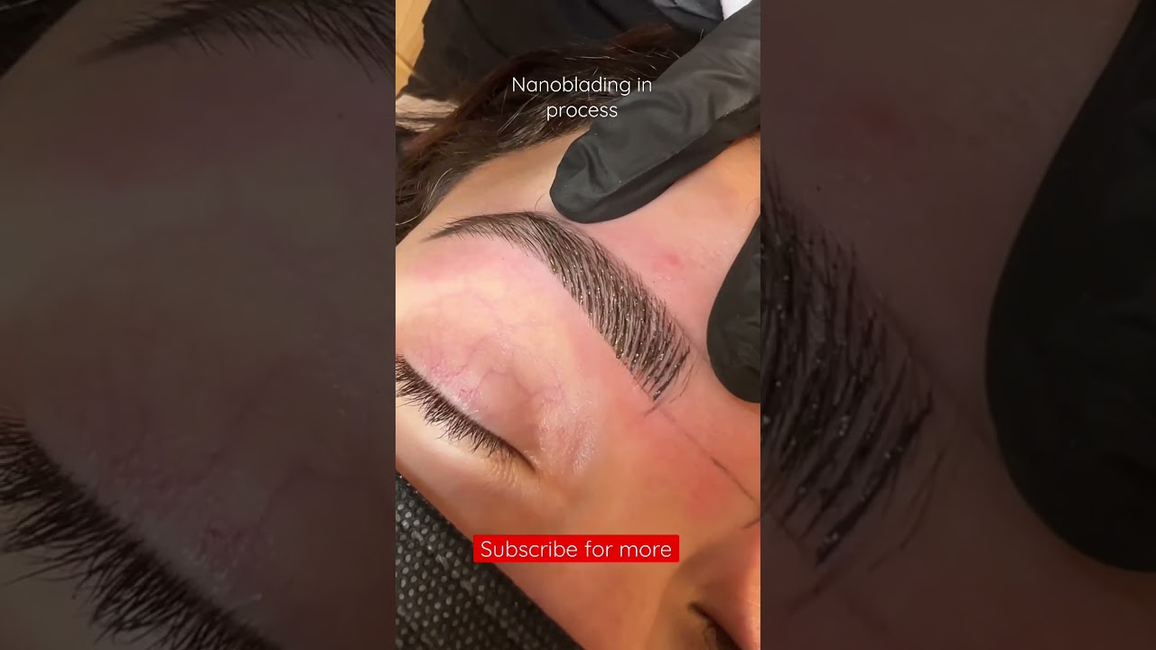 Nanoblading, Semi permanent makeup for the eyebrows 