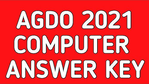 Cgvyapam AGDO 2021 Computer Answer key.