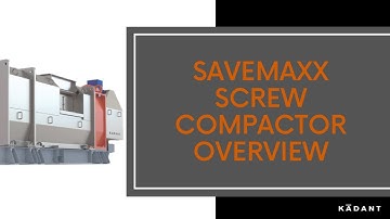 SaveMaxx Screw Compactor Overview