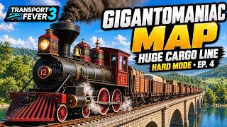 Transport Fever 3: Building a HUGE Cargo Railway | Gigantomaniac Hard Mode Ep. 4