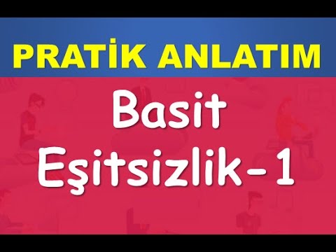 34) Basit Eşitsizlikler ✅ Abdül Aziz Gürbüz