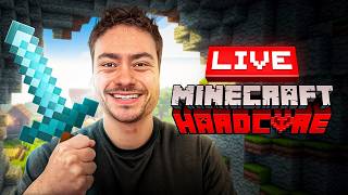 Live Minecraft Solo Hardcore Survival!!