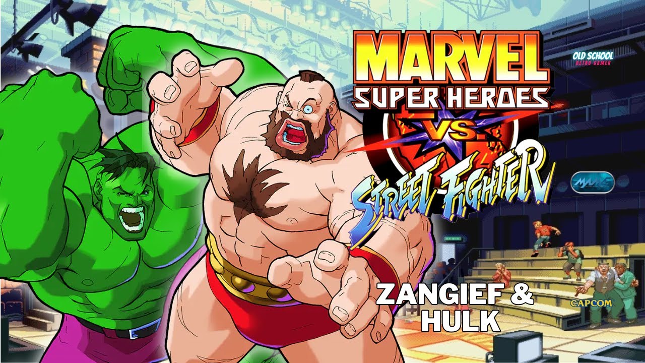 Marvel Super Heroes vs. Street Fighter - Zangief & Hulk - YouTube