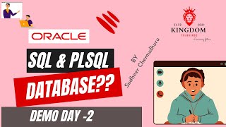 Famous Oracle SQL & PLSQL (Demo Day - 2 ) | Database Introduction |Live With Our Students Wealth
