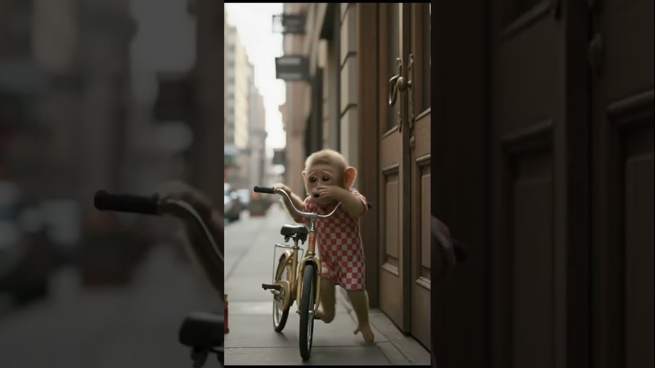 Poor Baby monkey emotional story 