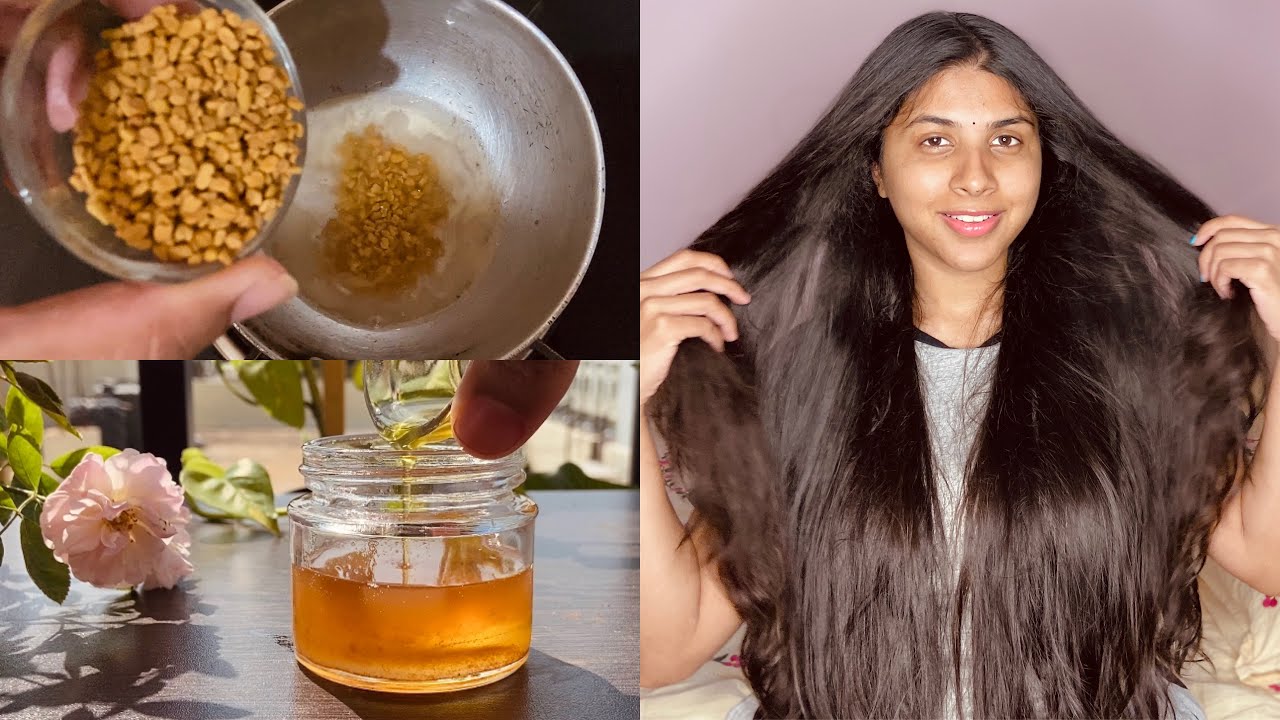 ನಾನು ಅತೀ ಹೆಚ್ಚಾಗಿ ಬಳಸುವ, ಮೆಂತ್ಯೆ ಕಾಳಿನ ಕೂದಲಿನ ಎಣ್ಣೆ | My favourite fenugreek hair oil recipe
