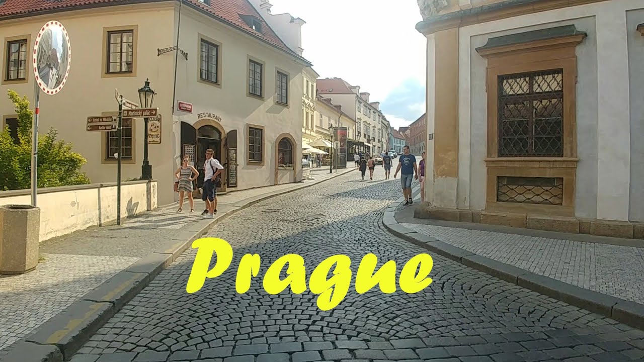 Let's Walk - Prague | Street views | Lesser Town to Old Town | Average Walker