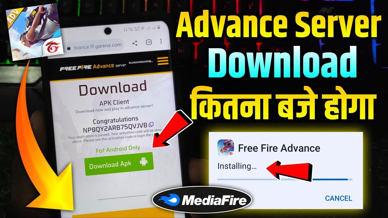 How to download and activate Free Fire OB42 Advance Server APK