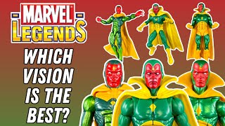 Which Marvel Legends Vision Figure is the BEST!? | Action Figure Showdown