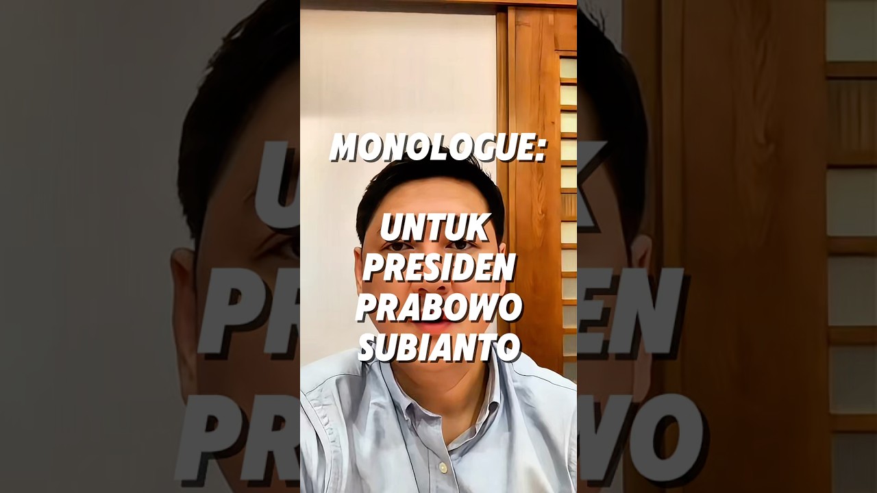 Untuk Presiden Prabowo Subianto