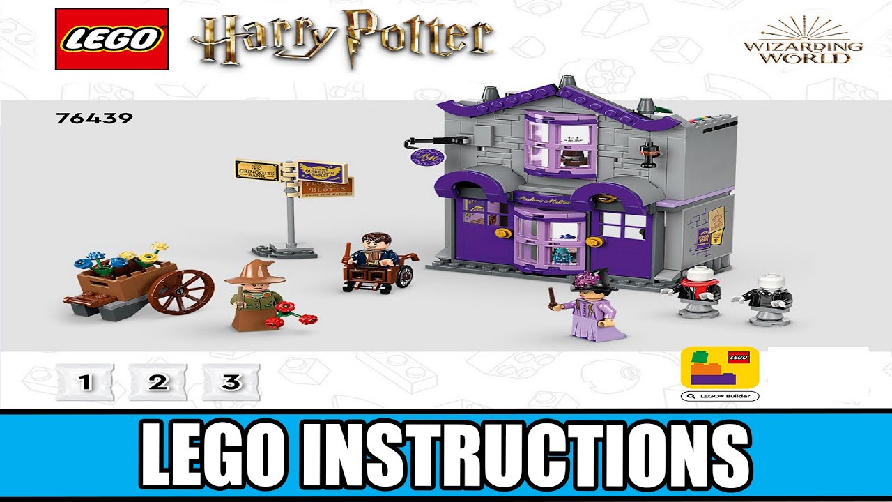 Harry Potter - Ollivanders & Madam Malkin's Robes LEGO instructions