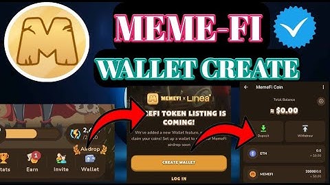 Memefi Wallet । MemeFi Wallet Create । MemeFi Wallet Connect। MemeFi Wallet Update। Memefi Update