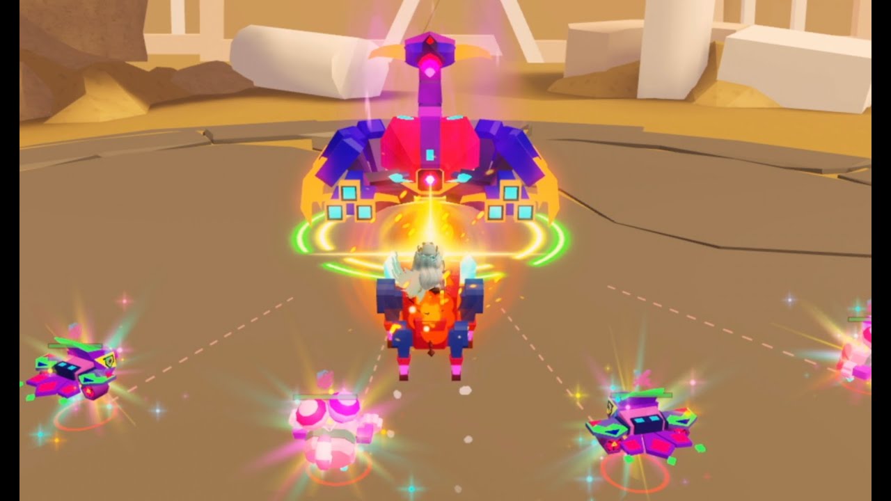 Bot Clash: Unlocked new world Desert Ruins Region 1, new bots and boss