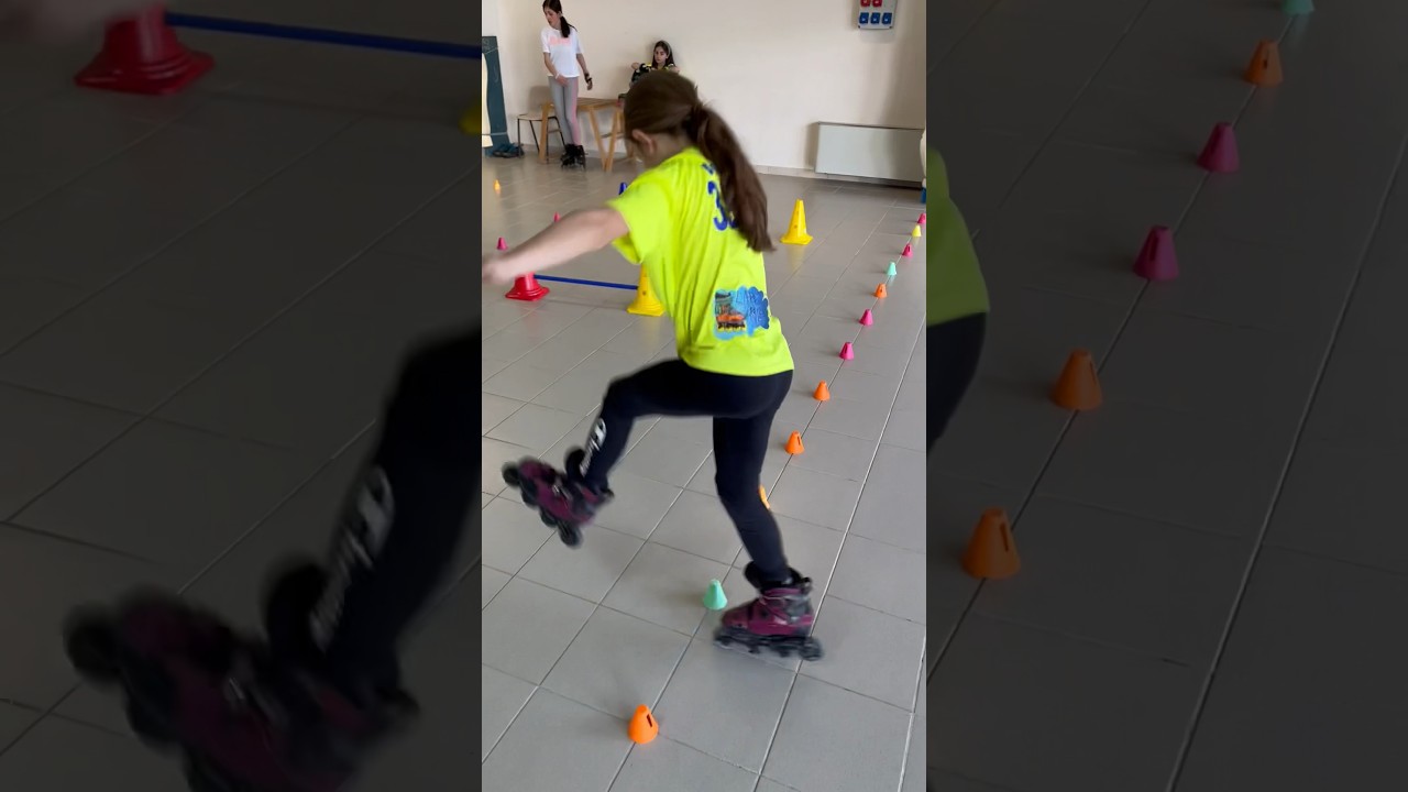 Vio nei 50 cm ovviamente con i pattini 