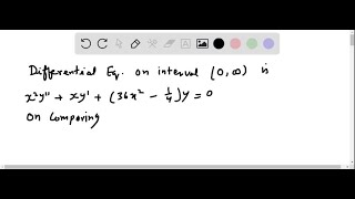 A regular singular point at x = 1 and an irregular singular point at x = 0. In this problem, constr…