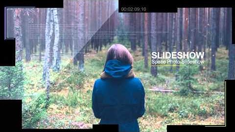 Space Photo Slideshow-after effects templates