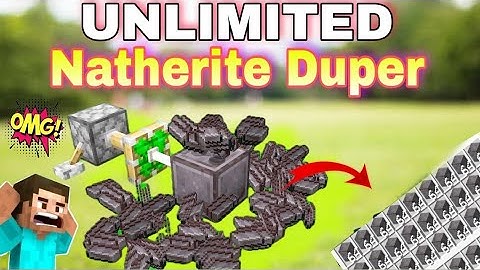 Minecraft 1.18  UNLIMITED NETHERITE  {DUPLICATOR GLITCH} || Tutorial EASY ANCIENT DEBRIS! (DUPER)