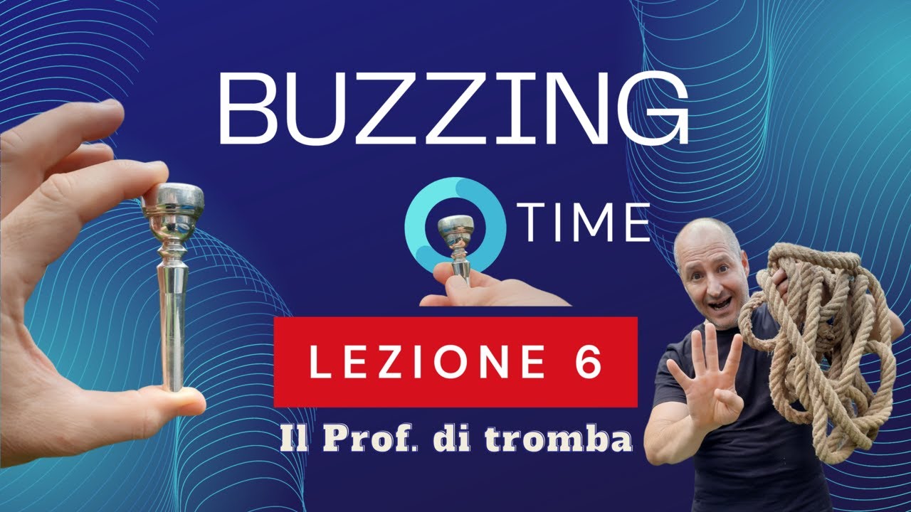 BUZZING studio del LEGATO: ESERCIZIO PROGRESSIVO con QUATTRO SUONI (Lez.6) | Il Prof. di tromba