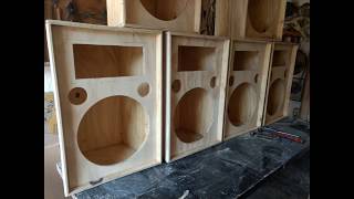 Haciendo Un Cajon Para Bafle Tipo Yamaha Br-S15 V Pulgadas Pive