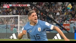 Federico Valverde tackle against Lee Kang-In