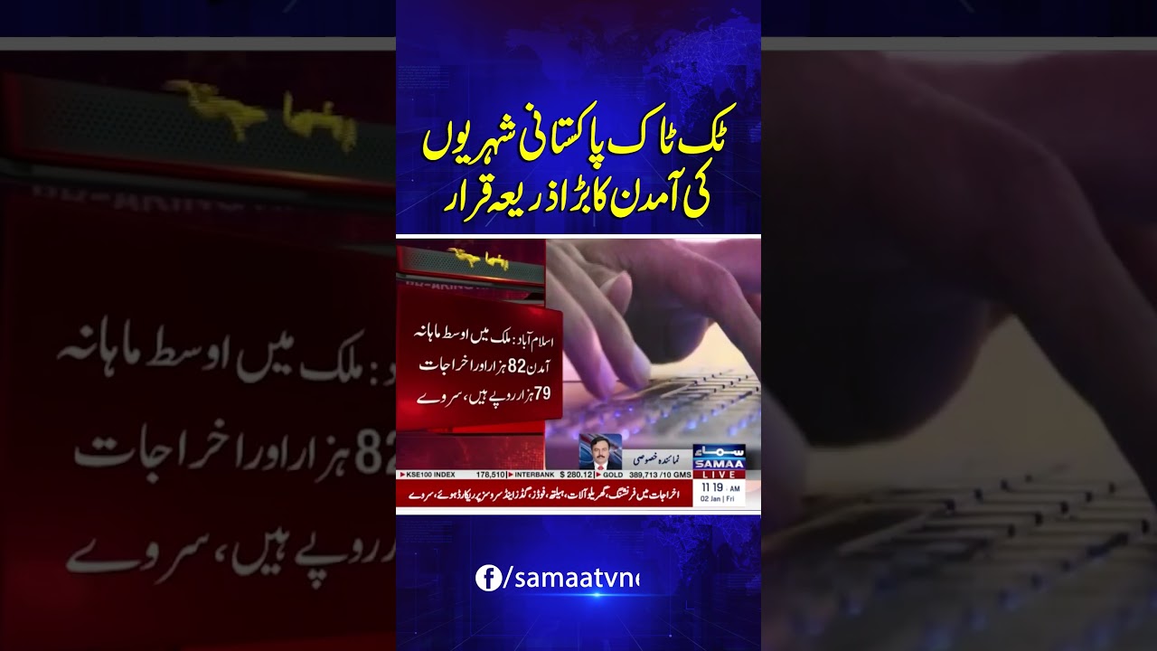 TikTok is a major source of income for Pakistani citizens | SAMAA TV