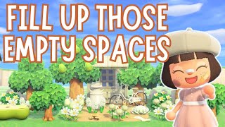 Have Empty Space?? 4 Space Filler Ideas For Your Island Speed Build Lets Play Animal Crossing