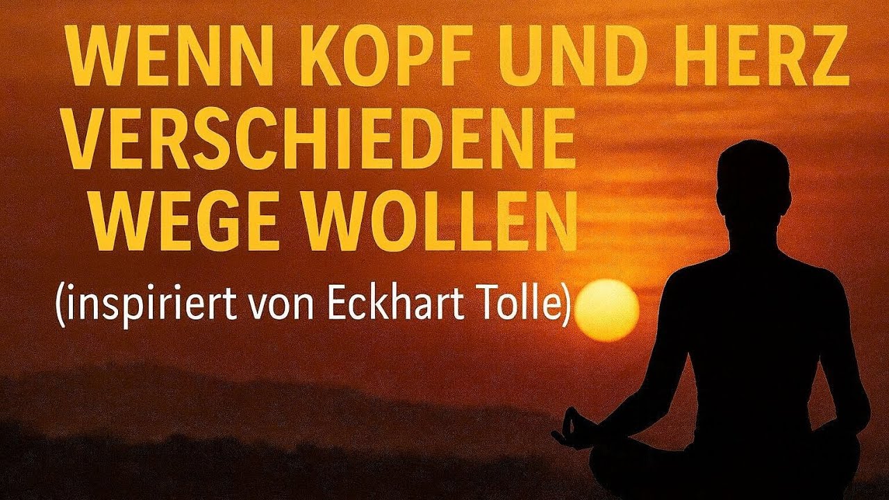 Wenn Kopf und Herz verschiedene Wege wollen (inspiriert von Eckhart Tolle) 