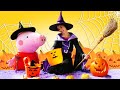 Video e giochi per bambini. La festa di Halloween. Le avventure di Peppa Pig