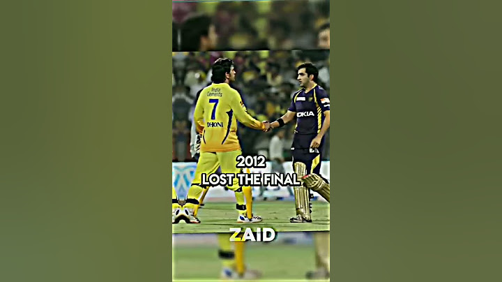 CSK Has Played 9 Finals 🤩