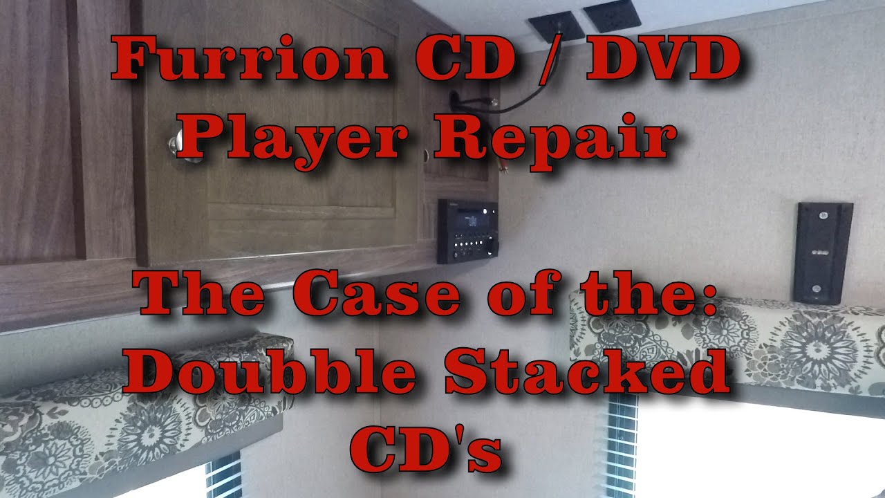 Furrion dv3300 CD DVD player repair (accidental double cd insertion