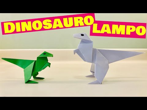 Video: Come Fare Un Dinosauro Di Carta