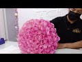 ( 100 roses ) Tutorial how to make 100 pcs.of roses to much pretty