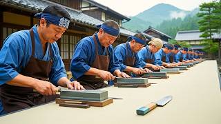 How a $6900 Luxury Japanese Chef Knife Is Made in 100 Steps