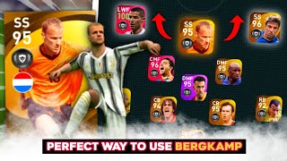 How to use D.BERGKAMP PERFECTLY in PES 21 Mobile • D.Bergkamp player review/analysis! | AM5