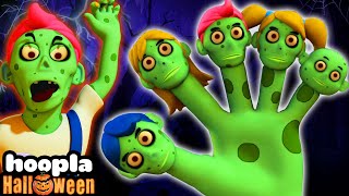 Zombie Finger Family | Halloween Rhymes For Kids | Hoopla Halloween