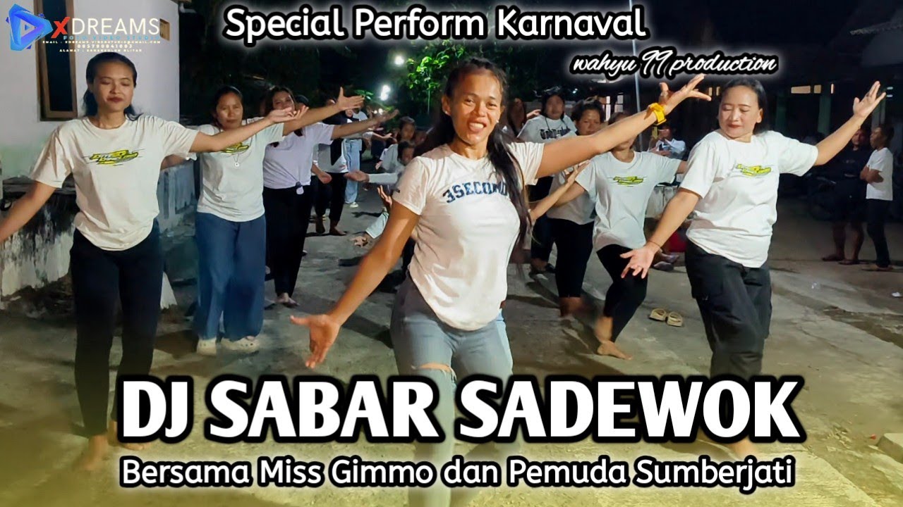 Latihan Karnaval DJ Sabar Sadewok Bersama Miss Gimmo dan Pemuda Sumberjati ‼️