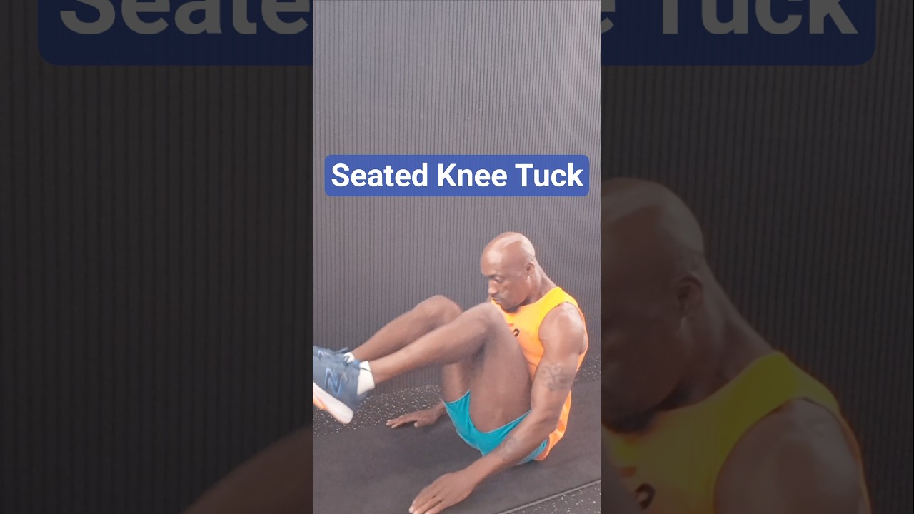 Seated Knee Tuck Exercise | Core Workout Without Using Feet | Seated Core Strength